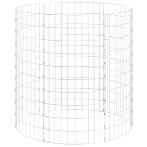 Gabionen-Säule Rund Verzinkter Stahl Ø100x100 cm