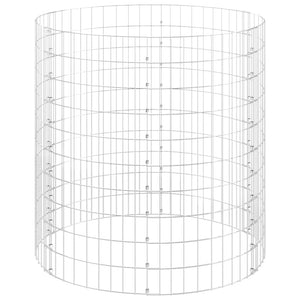 Gabionen-Säule Rund Verzinkter Stahl Ø100x100 cm
