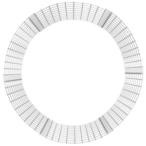 Gabionen-Säule Rund Verzinkter Stahl Ø100x100 cm