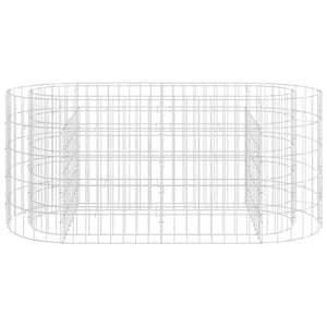 Gabionen-Hochbeet Verzinktes Eisen 120x50x50 cm