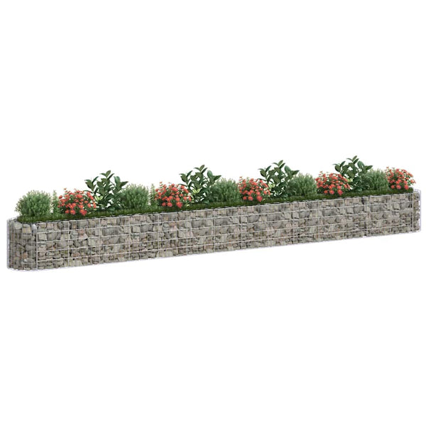 Gabionen-Hochbeet Verzinktes Eisen 540x50x50 cm