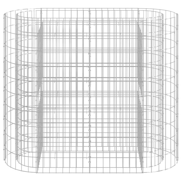 Gabionen-Hochbeet Verzinktes Eisen 120x50x100 cm