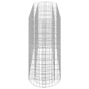 Gabionen-Hochbeet Verzinktes Eisen 190x50x100 cm
