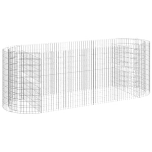Gabionen-Hochbeet Verzinktes Eisen 300x100x100 cm