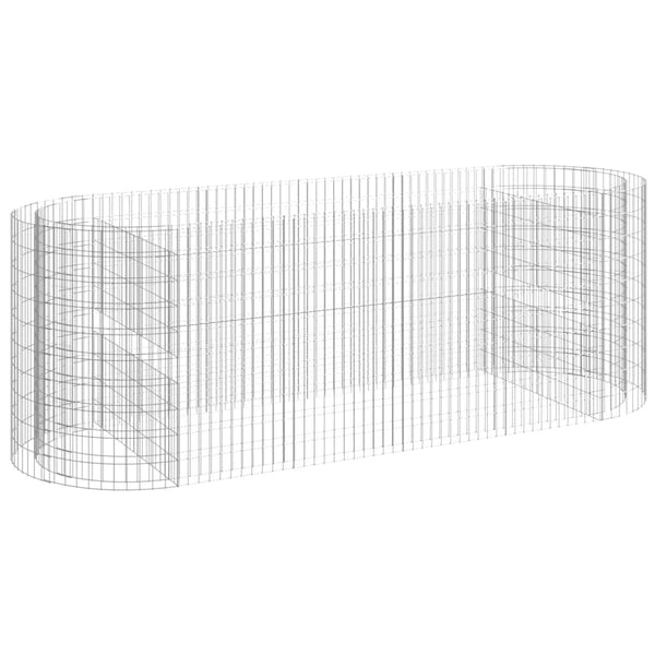 Gabionen-Hochbeet Verzinktes Eisen 300x100x100 cm