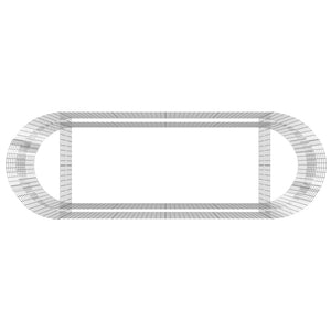 Gabionen-Hochbeet Verzinktes Eisen 300x100x100 cm