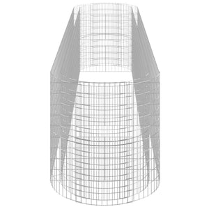 Gabionen-Hochbeet Verzinktes Eisen 500x100x100 cm