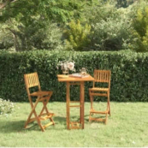 Akazienholz Bistrotisch 75x75x110 cm