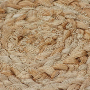 Jute Teppich Geflochten Rund, 180 cm