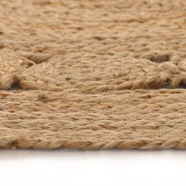 Jute Teppich Geflochten Rund 240cm
