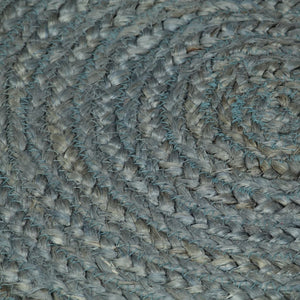 Handgefertigter Jute Teppich, Rund, Olivgrün, 180cm