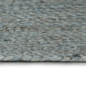Handgefertigter Jute Teppich Rund Olivgrün 210cm