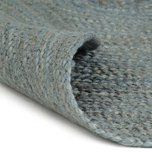 Handgefertigter Jute Teppich Rund Olivgrün 240cm