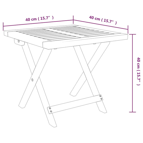 Sonnenliegen 2 Stk. mit Tisch Massivholz Akazie