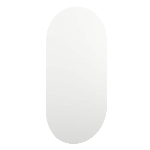 Spiegel mit LED-Leuchten 40x20 cm Glas Oval