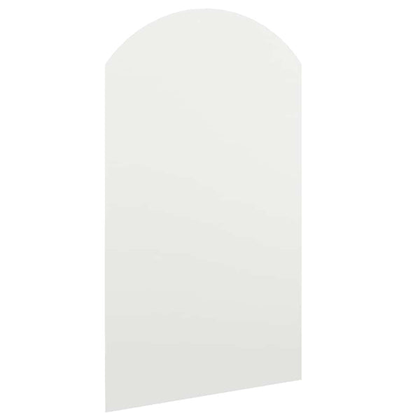 Spiegel mit LED-Leuchten 70x40 cm Glas Bogenförmig