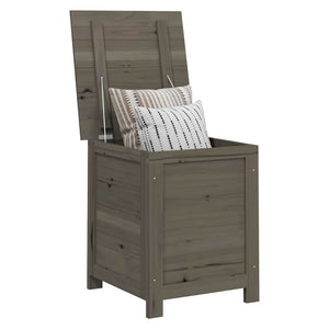 Outdoor-Kissenbox Anthrazit 50x50x56 cm Massivholz Tanne