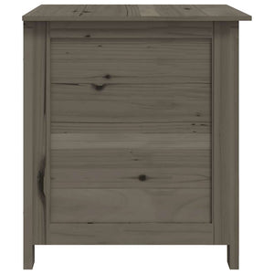 Outdoor-Kissenbox Anthrazit 50x50x56 cm Massivholz Tanne
