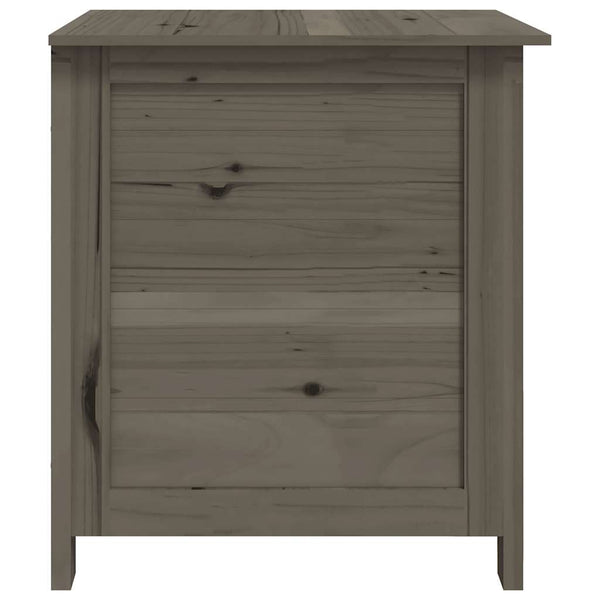 Outdoor-Kissenbox Anthrazit 50x50x56 cm Massivholz Tanne