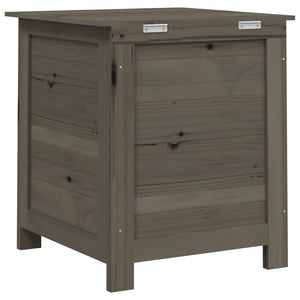 Outdoor-Kissenbox Anthrazit 50x50x56 cm Massivholz Tanne