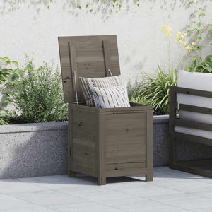 Outdoor-Kissenbox Anthrazit 50x50x56 cm Massivholz Tanne