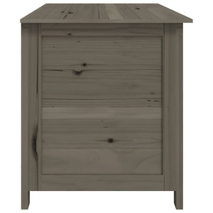 Outdoor-Kissenbox Anthrazit 100x50x56 cm Massivholz Tanne