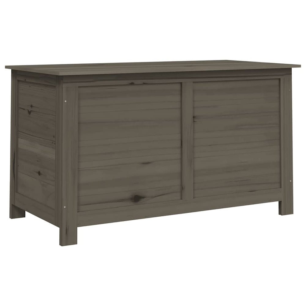 Outdoor-Kissenbox Braun 100x50x56 cm Massivholz Tanne