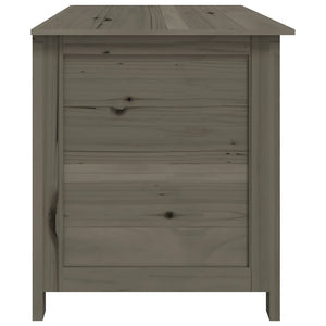 Outdoor-Kissenbox Braun 100x50x56 cm Massivholz Tanne
