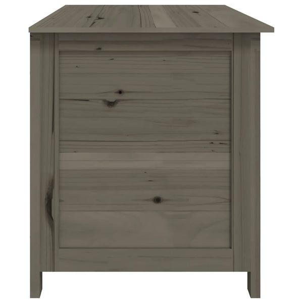 Outdoor-Kissenbox Braun 100x50x56 cm Massivholz Tanne