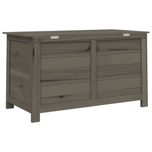 Outdoor-Kissenbox Braun 100x50x56 cm Massivholz Tanne