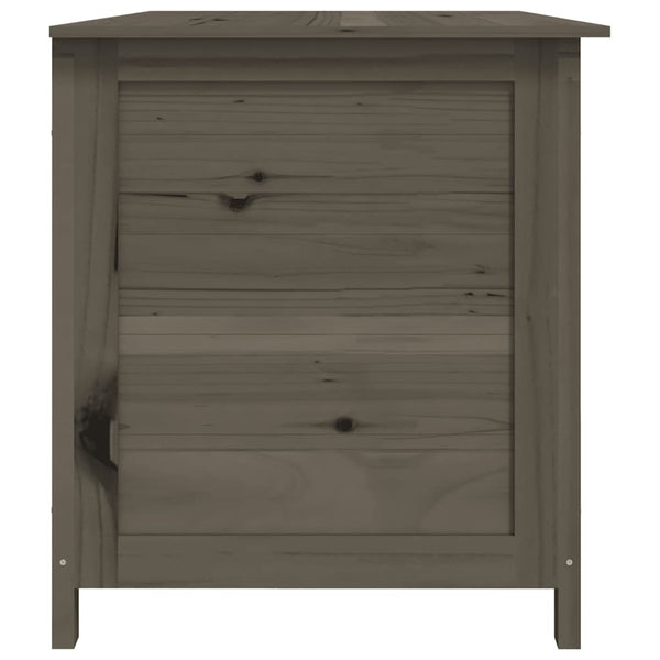 Outdoor-Kissenbox Anthrazit 150x50x56 cm Massivholz Tanne
