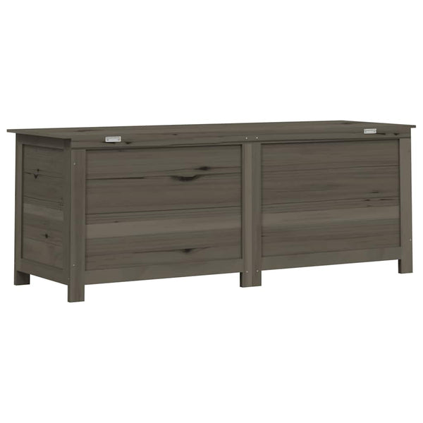 Outdoor-Kissenbox Anthrazit 150x50x56 cm Massivholz Tanne