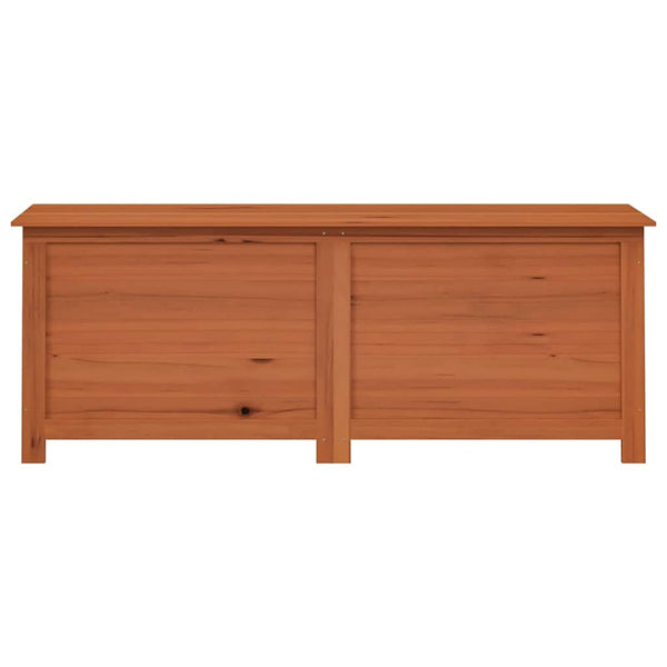 Outdoor-Kissenbox Braun 150x50x56 cm Massivholz Tanne