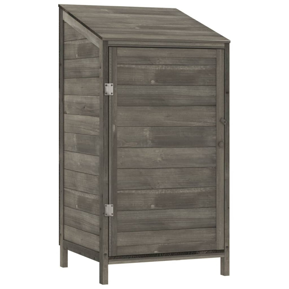 vidaXL Abri de jardin Anthracite 55x52x112 cm Bois de sapin massif
