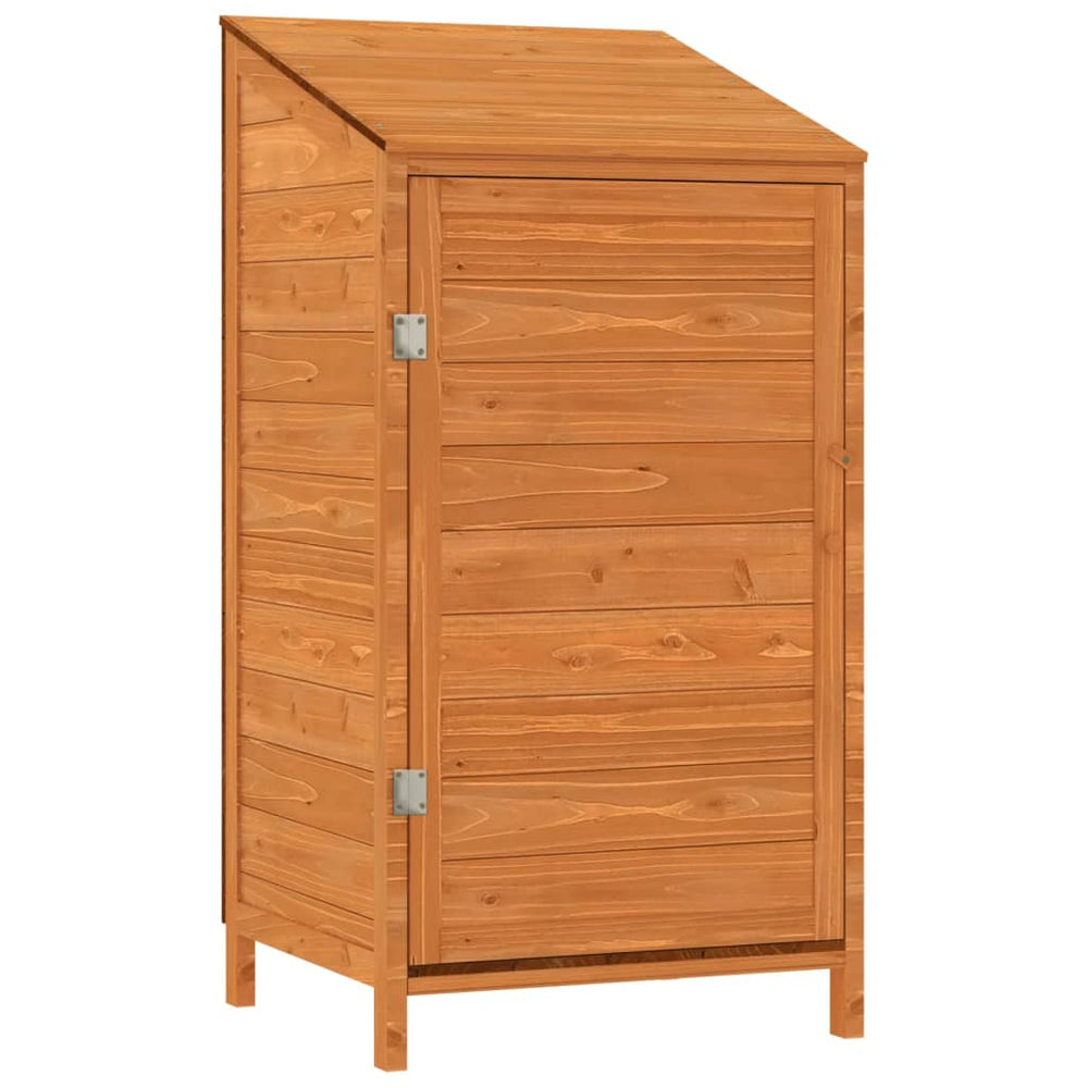 vidaXL Abri de jardin Marron 55x52x112 cm Bois de sapin massif