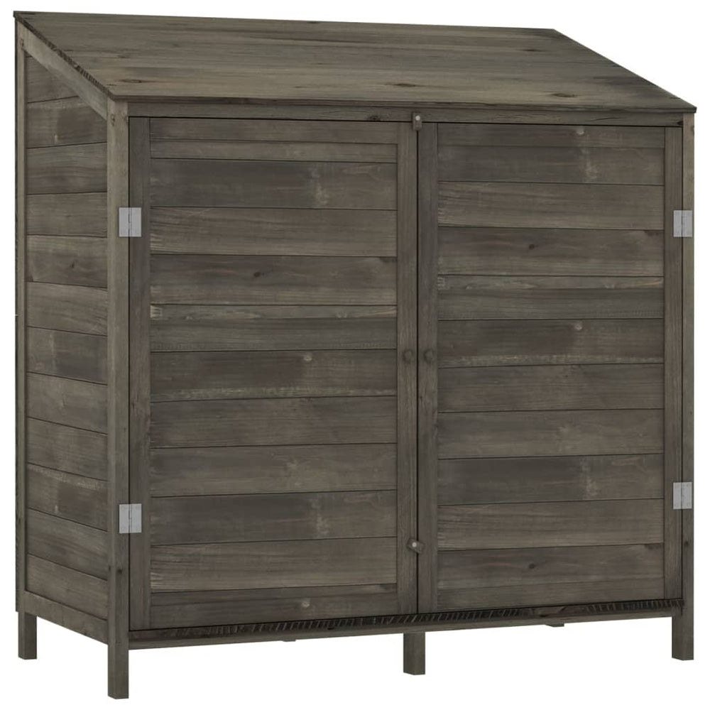 vidaXL Abri de jardin anthracite 102x52x112 cm, en sapin massif