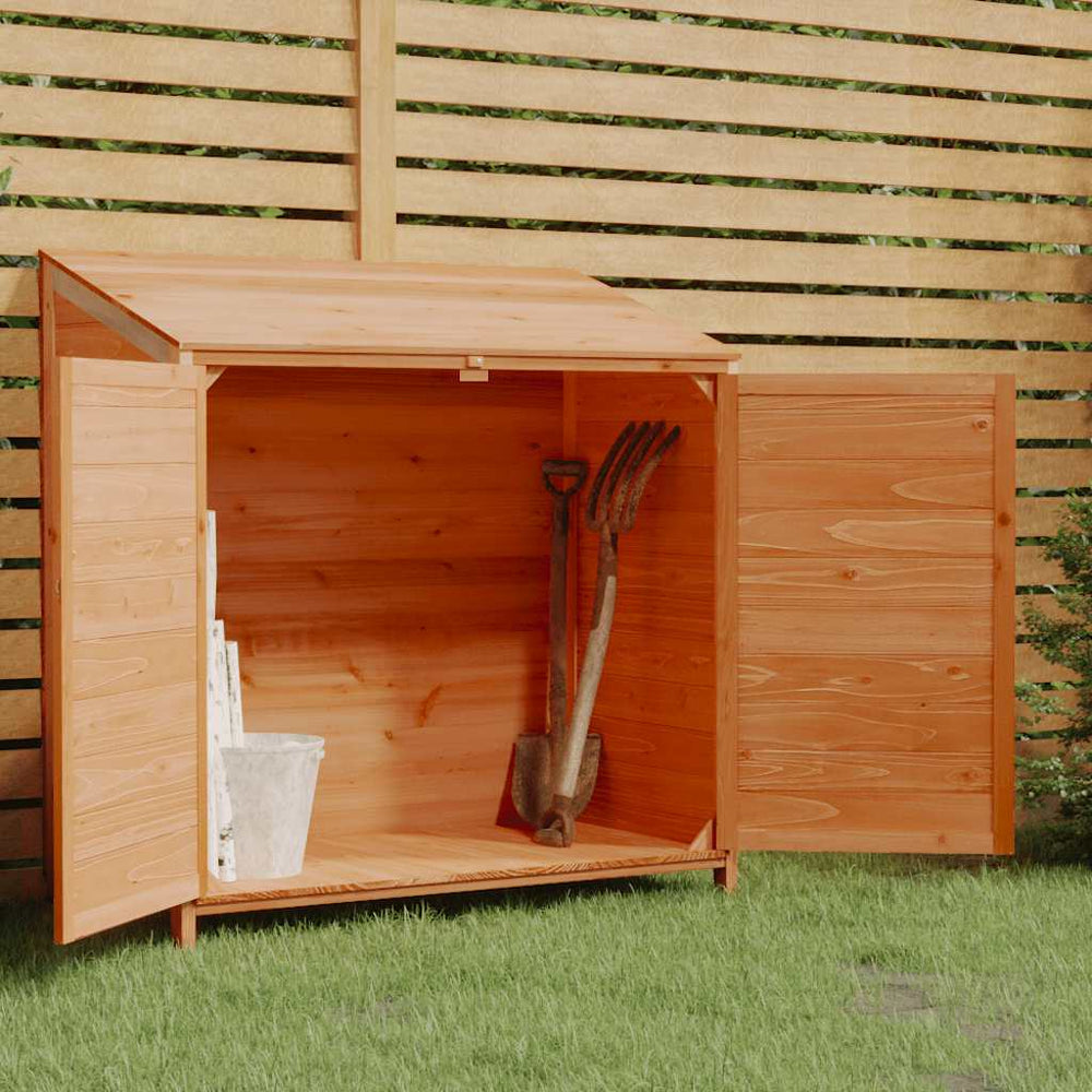 vidaXL Abri de jardin Marron 102x52x112 cm Bois de sapin massif