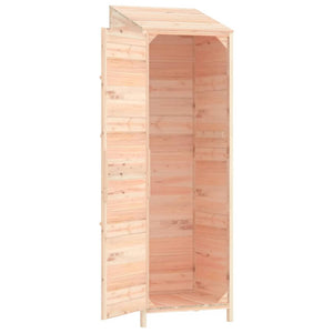 Geräteschuppen 55x52x174,5 cm Massivholz Tanne