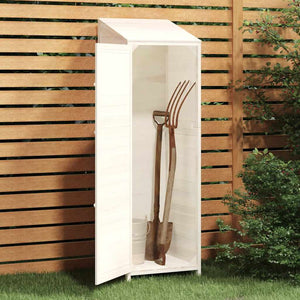 vidaXL Abri de jardin blanc 55x52x174,5 cm en sapin massif