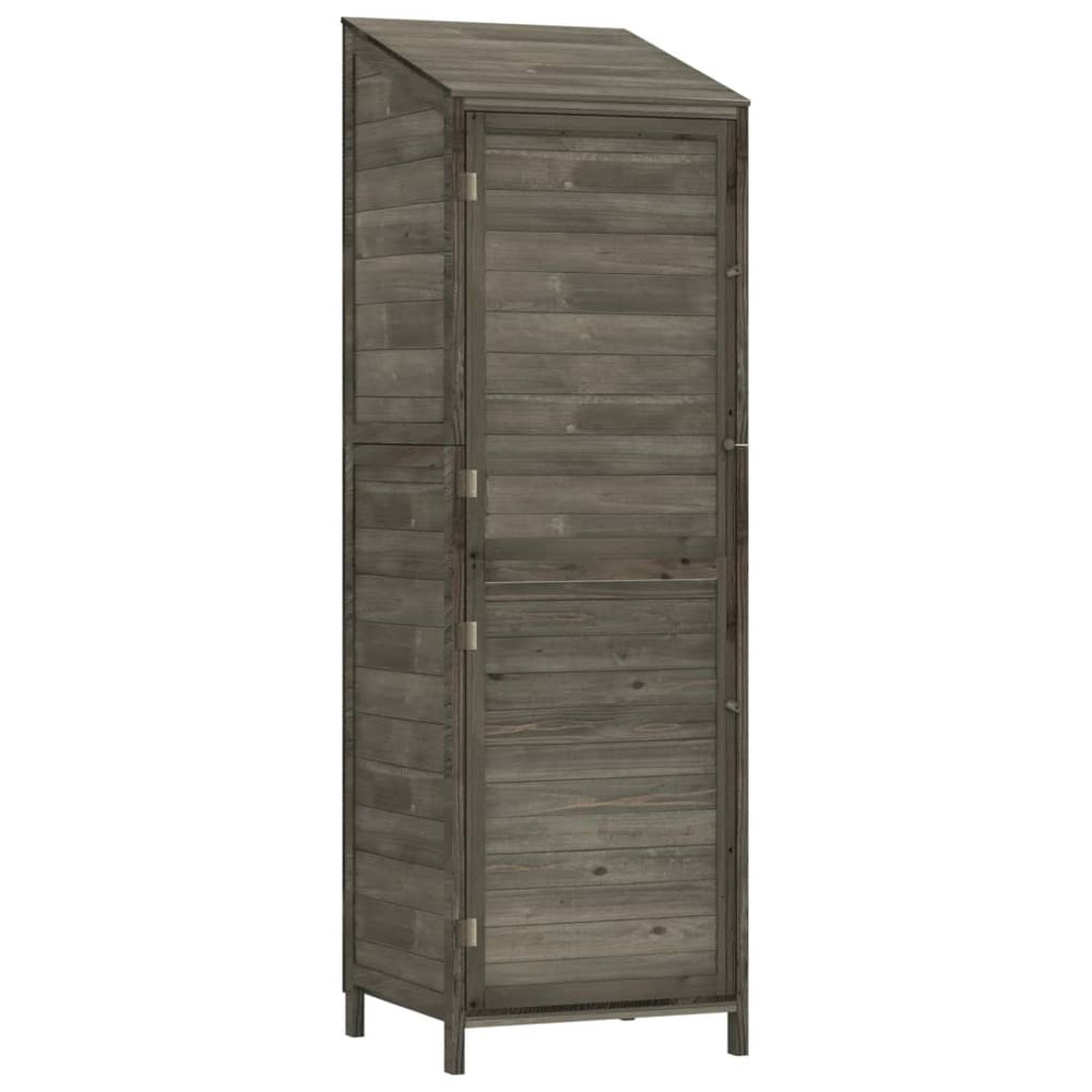 vidaXL Abri de jardin anthracite 55x52x174,5 cm Bois de sapin massif