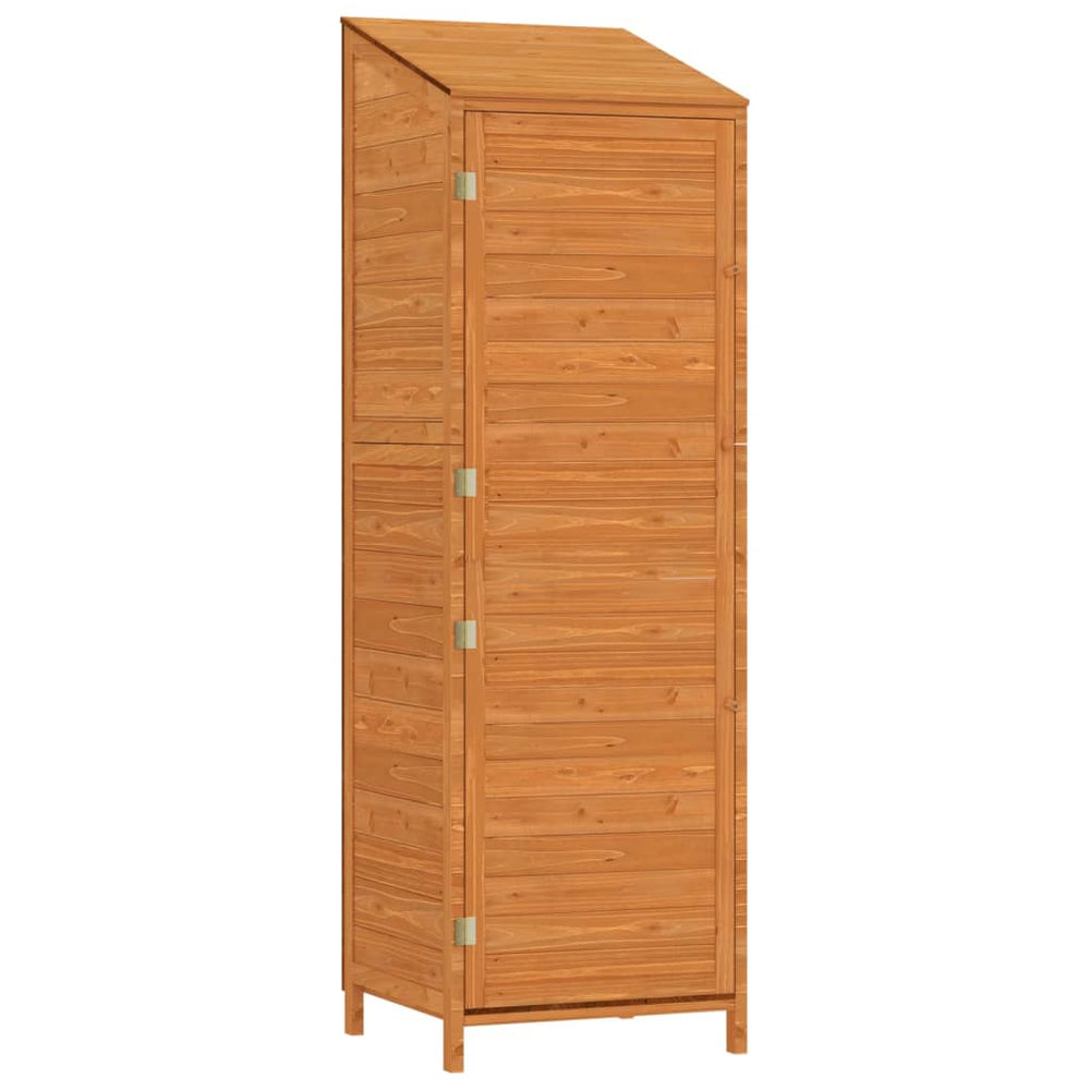 vidaXL Abri de jardin Marron 55x52x174,5 cm Bois de sapin massif
