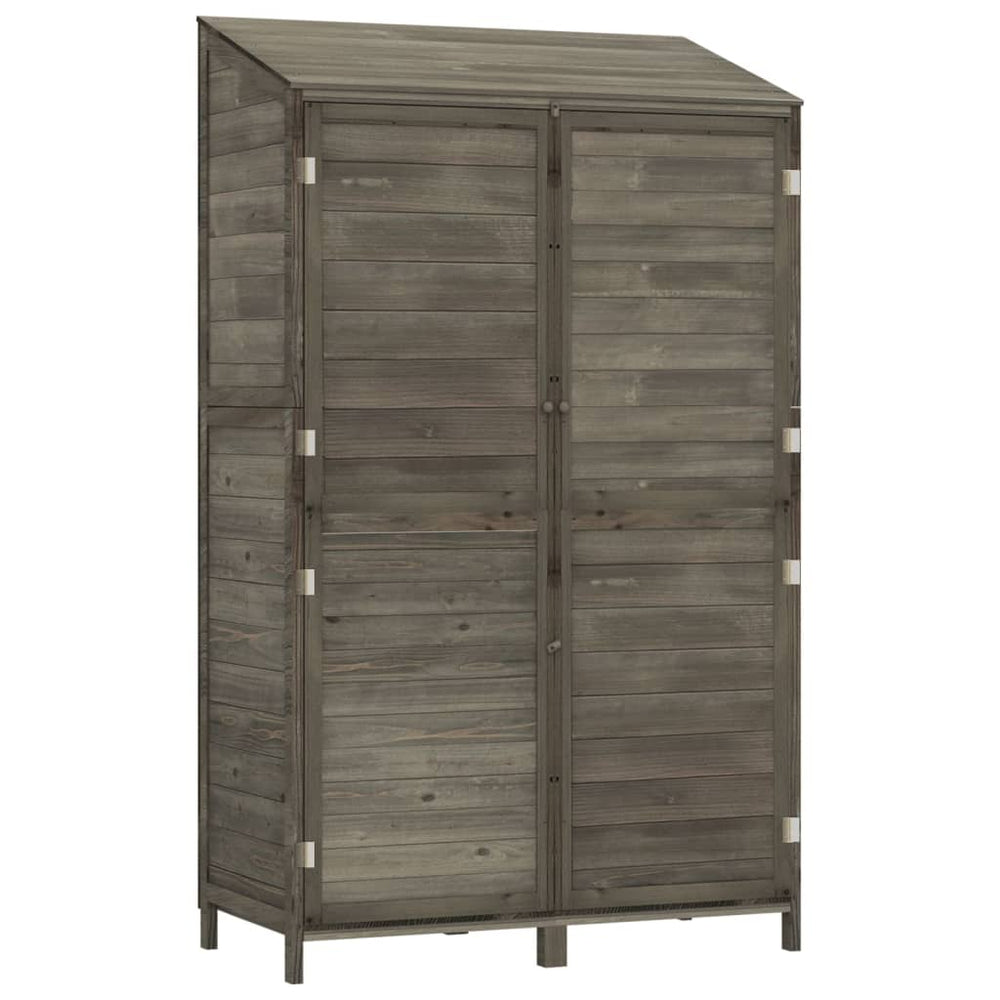 vidaXL Abri de jardin Anthracite 102x52x174,5 cm Bois de sapin massif