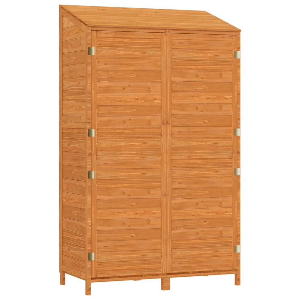 vidaXL Abri de jardin Marron 102x52x174,5 cm Bois de sapin massif