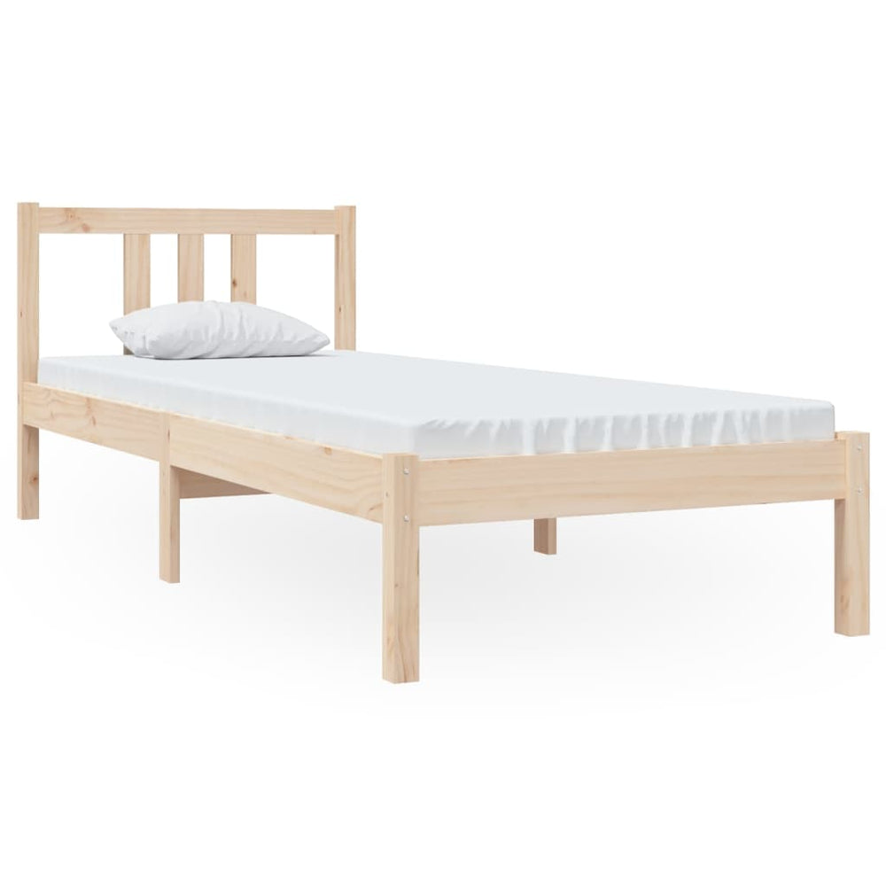 Massivholzbett 75x190 cm ohne Matratze