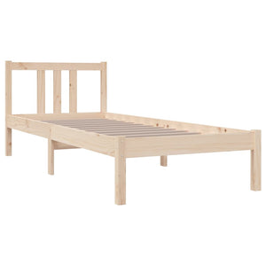 Massivholzbett 75x190 cm ohne Matratze