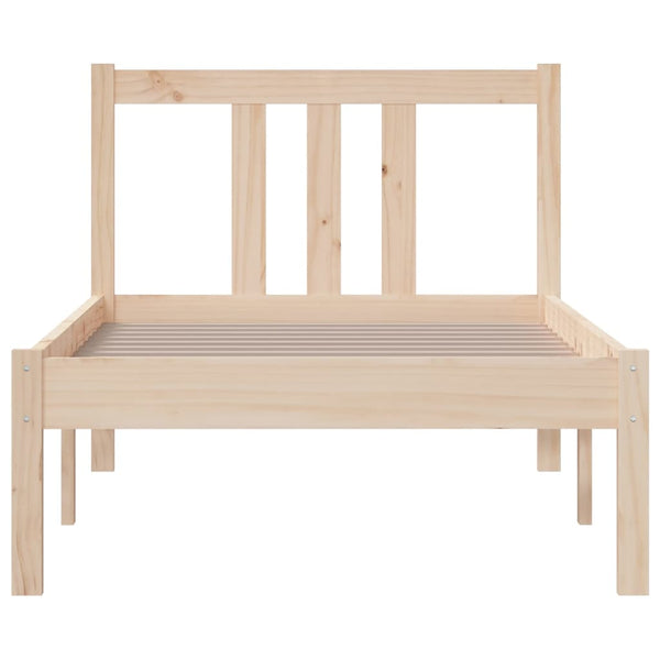 Massivholzbett 75x190 cm ohne Matratze