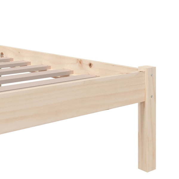 Massivholzbett 75x190 cm ohne Matratze