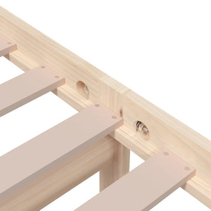 Massivholzbett 75x190 cm ohne Matratze