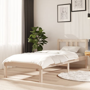 Massivholzbett 75x190 cm ohne Matratze