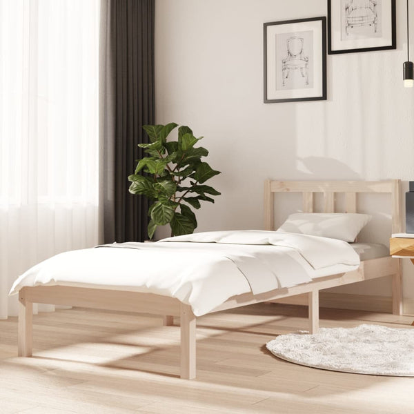 Massivholzbett 75x190 cm ohne Matratze